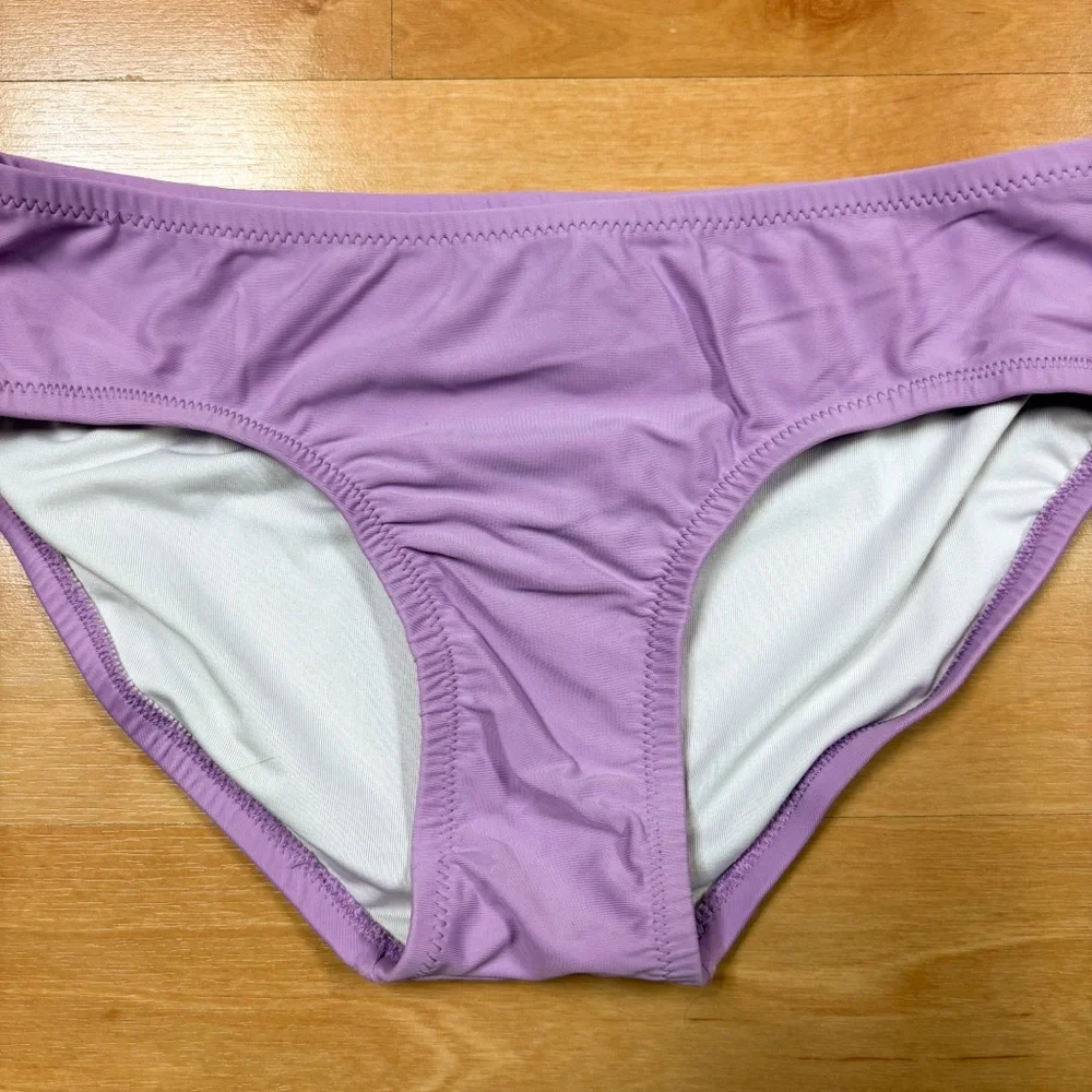 Primary Light Purple Lilac Lavender Bikini Swim Bottoms Girls Size 12